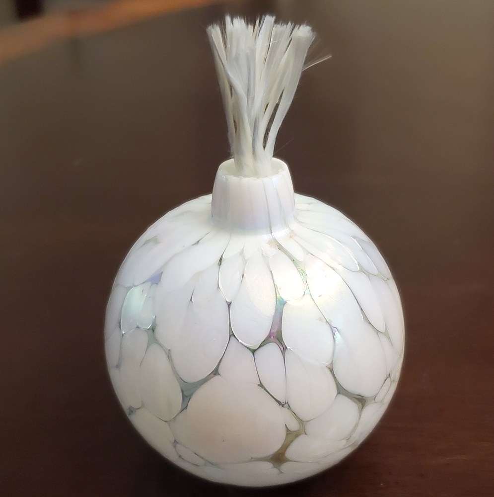 Art Glass Oil Lamp